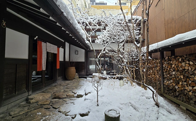 古都の夢 冬の景色